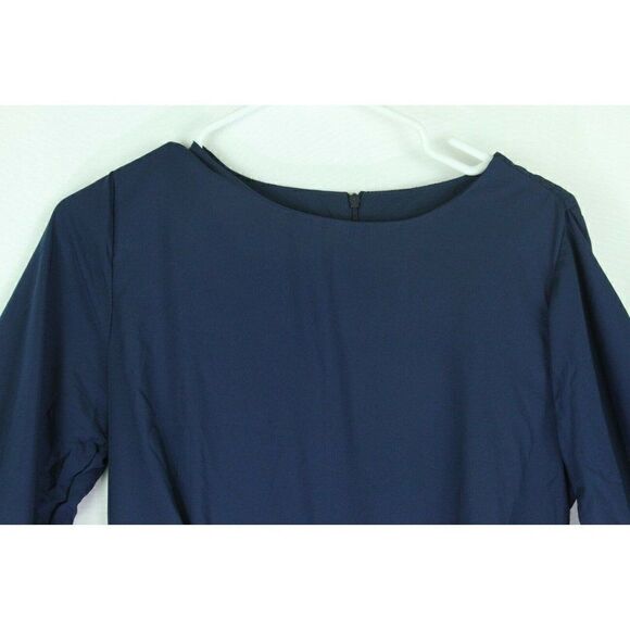 Beidifan Dress Juniors XXL Blue 3/4 Sleeve Pockets Modest - Picture 6 of 6